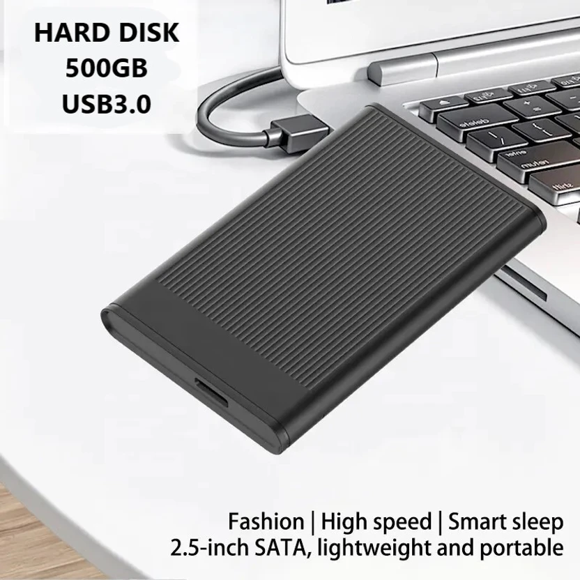 ULTRABYTES 500 GB External Hard Disk Drive (HDD) (Black)