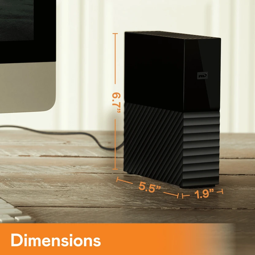 WD My Book 12 TB External Hard Disk Drive (HDD) 5 GB/s, USB 2.0, ...more