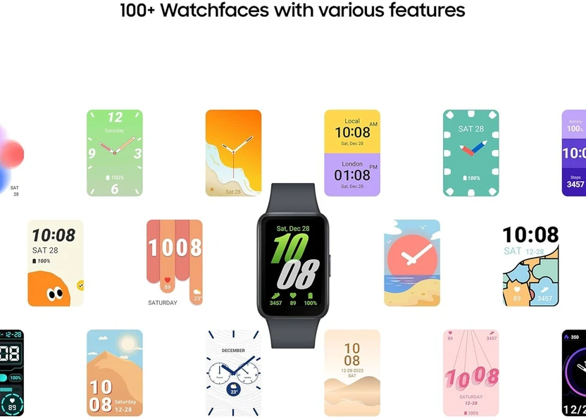 Samsung Galaxy Fit3 Smart Band Watch | AMOLED Display | 13 Days B...more