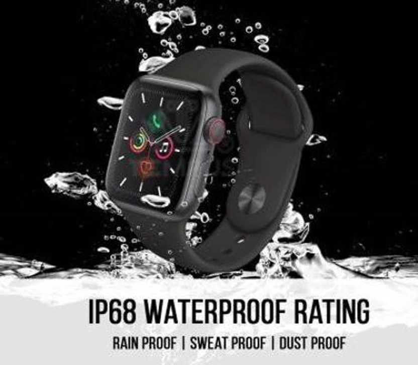 NKL Smartwatch 013 Series 7 Bluetooth Look Men (Black Strap, Size...more