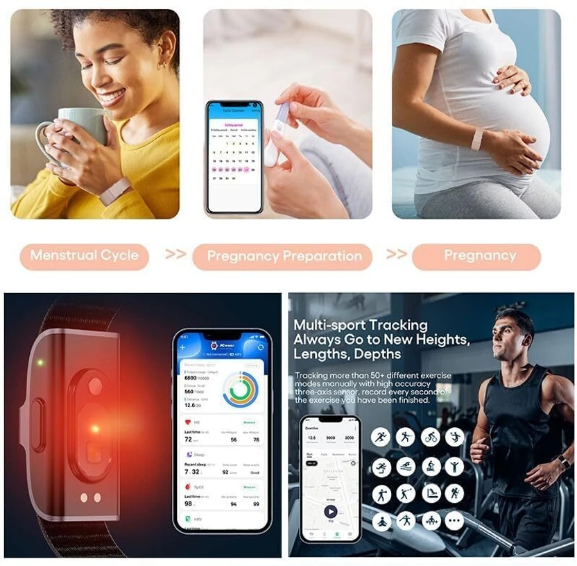 StyleOxx Smart Fitness Tracker,Heart Rate Tracking, Sleep & Stres...more