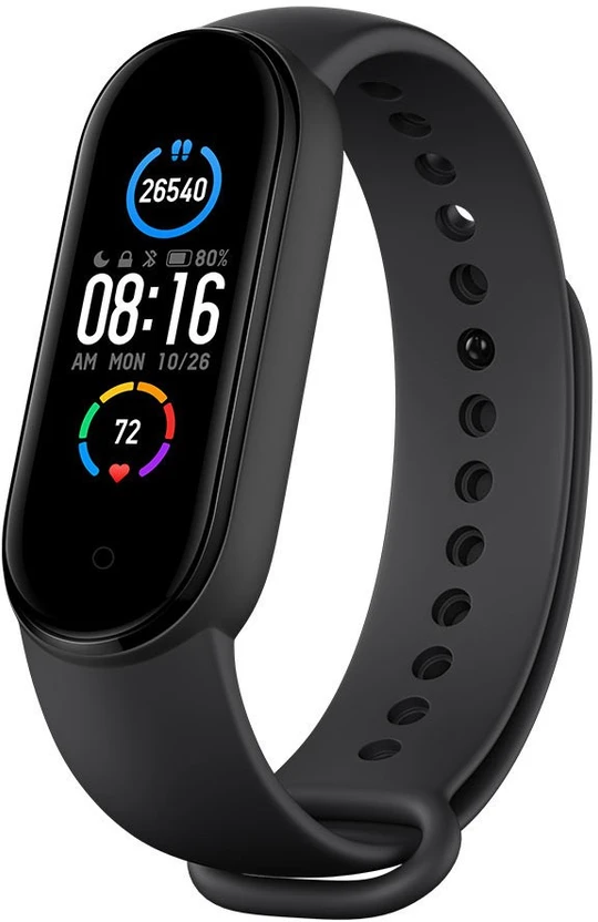 Fitness Bands Mi Smart Band 5 (Black Strap, Size : Regular)
