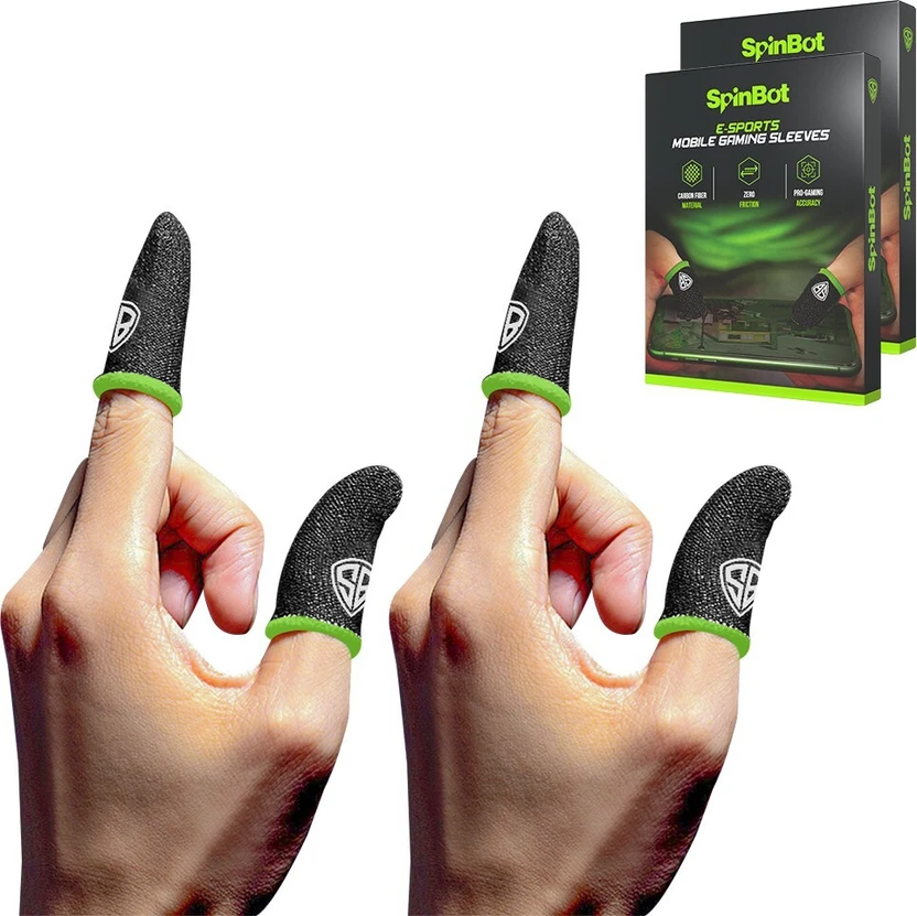 Gaming Accessories SpinBot Gaming Sleeves (4 Piece)  Gaming Accessory Kit (Black, Fo...more