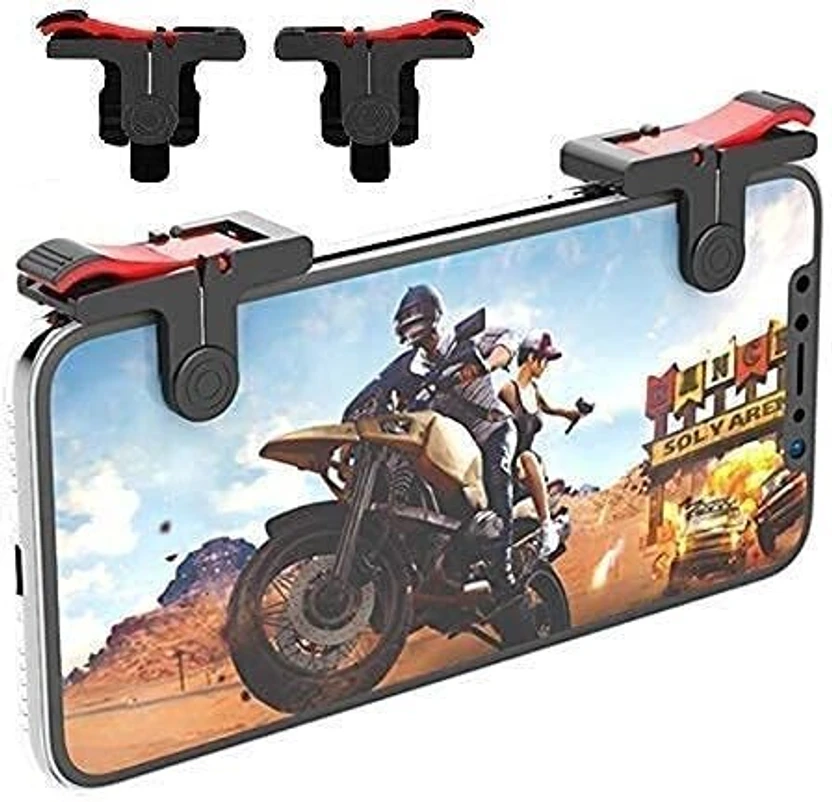 Firetook PUBG Gaming Fire Joysticks Gaming Accessory Kit (Red, Bl...more