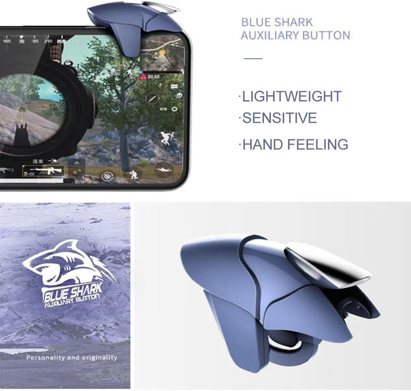 Ancestors Shark PUBG Mobile Trigger Controller Gamepad Gaming Tri...more