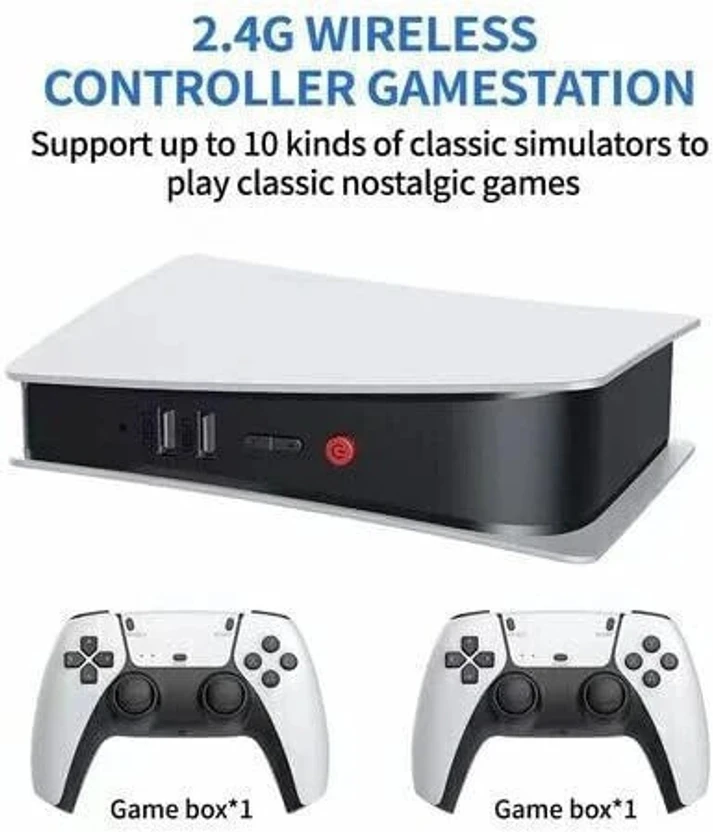 Playtastic M5 Video Game Console 4k Retro Game tv Box 128 GB with...more