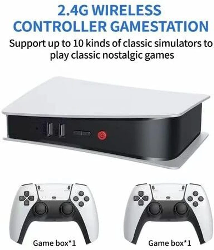 Playtastic M5 Video Game Console 4k Retro Game tv Box 64 GB with ...more