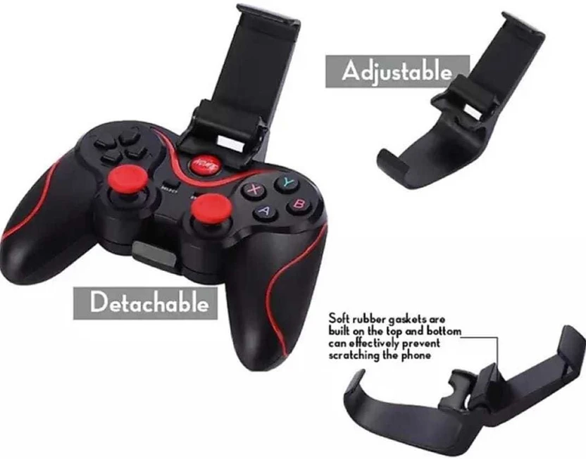 Buy more X3 BLUETOOTH GAME CONTROLLER JOYSTICK MOBILE GAME CONTRO...more
