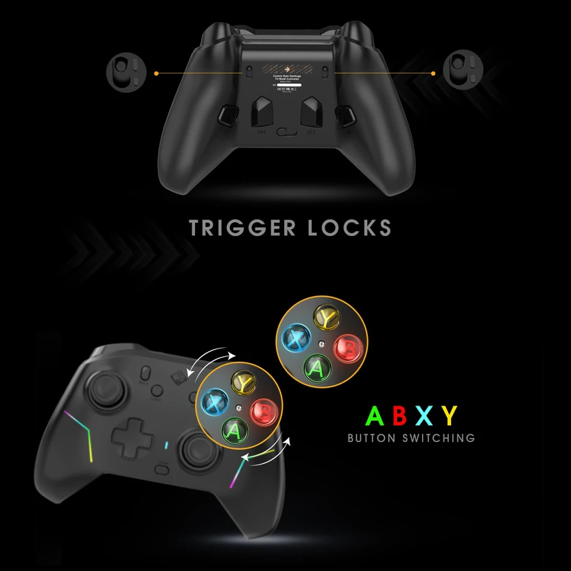 Cosmic Byte Starforge Controller  Gamepad (Black, For PC)