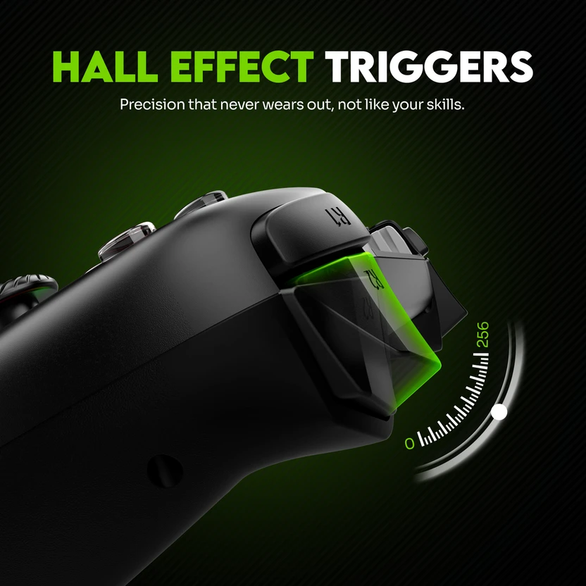 SpinBot Arcade Smartphone Game Controller|Dual Vibration|Hall Eff...more