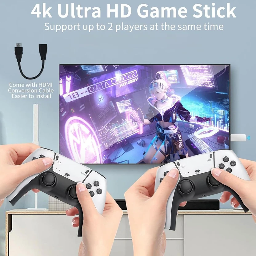 KITAI Game Stick Console 2.4G Dual Wireless games Wi-fi  Gamepad ...more
