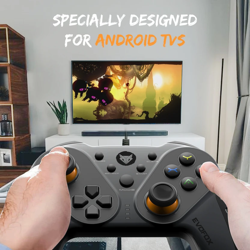 EVOFOX Elite Ops Wired USB  Gamepad (Black, For Android, PC, PS3)