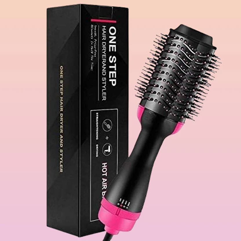 Hair Dryers POLYGON oneestep310 Hair Dryer (1000 W, black and pink)