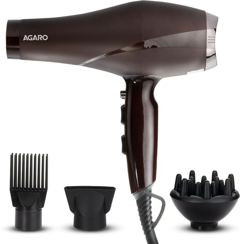 Hair Dryers AGARO HD-1120 Professional, Hot & Cold Air, 2 Speed & 3 Temperatu...more