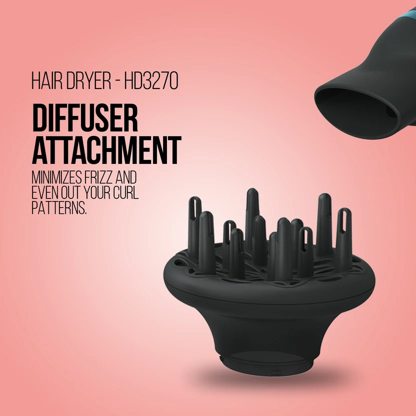 HAVELLS HD3270 Hair Dryer (1700 W, Black)