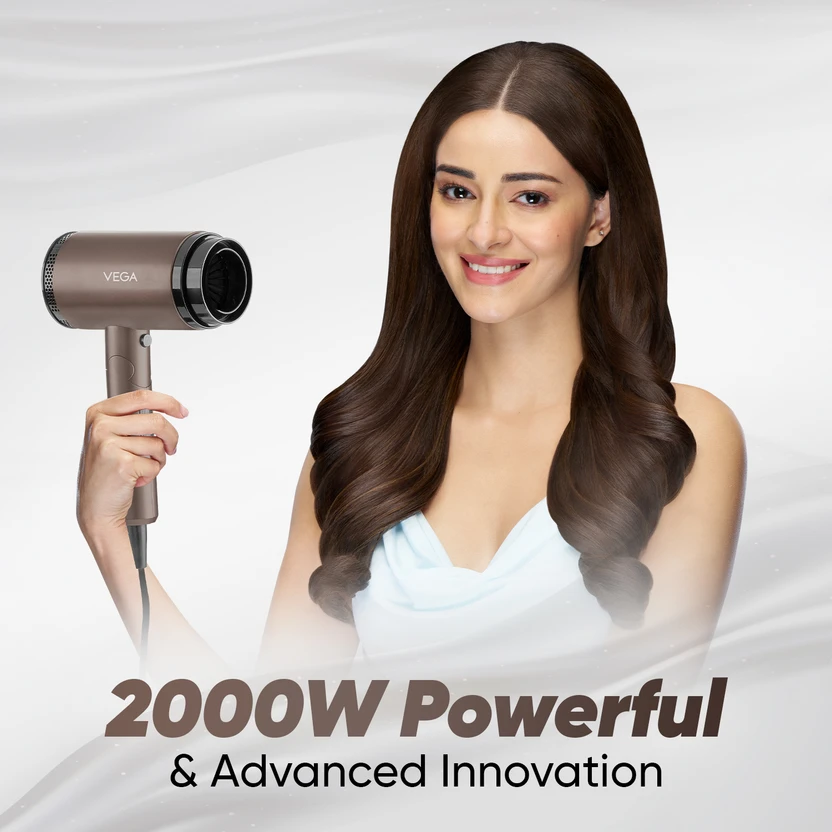 VEGA VHDH-36 Hair Dryer (2000 W, Brown)
