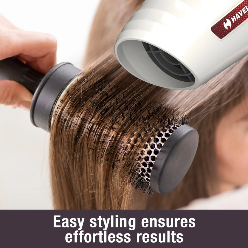 HAVELLS HD1901 Hair Dryer (1200 W, White & Red)