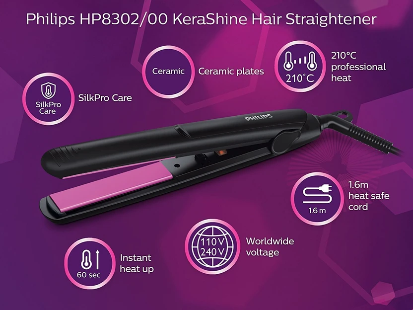 PHILIPS Alia Bhatt New Edition Hair Straightener (Black)