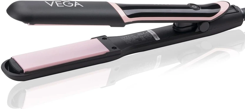 VEGA VHSH-36 Hair Straightener (Black, Pink)