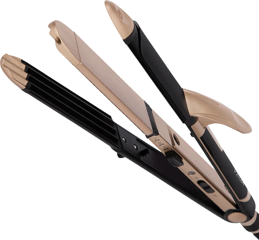 Hair Straighteners VEGA 3 In 1 : Curler & Crimper Straightener VHSCC-01 Hair Straigh...more