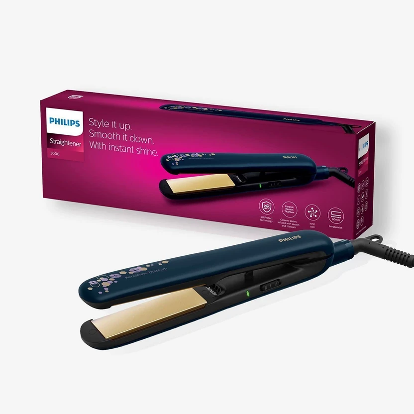 PHILIPS BHS397/40 Hair Straightener (Multicolor)