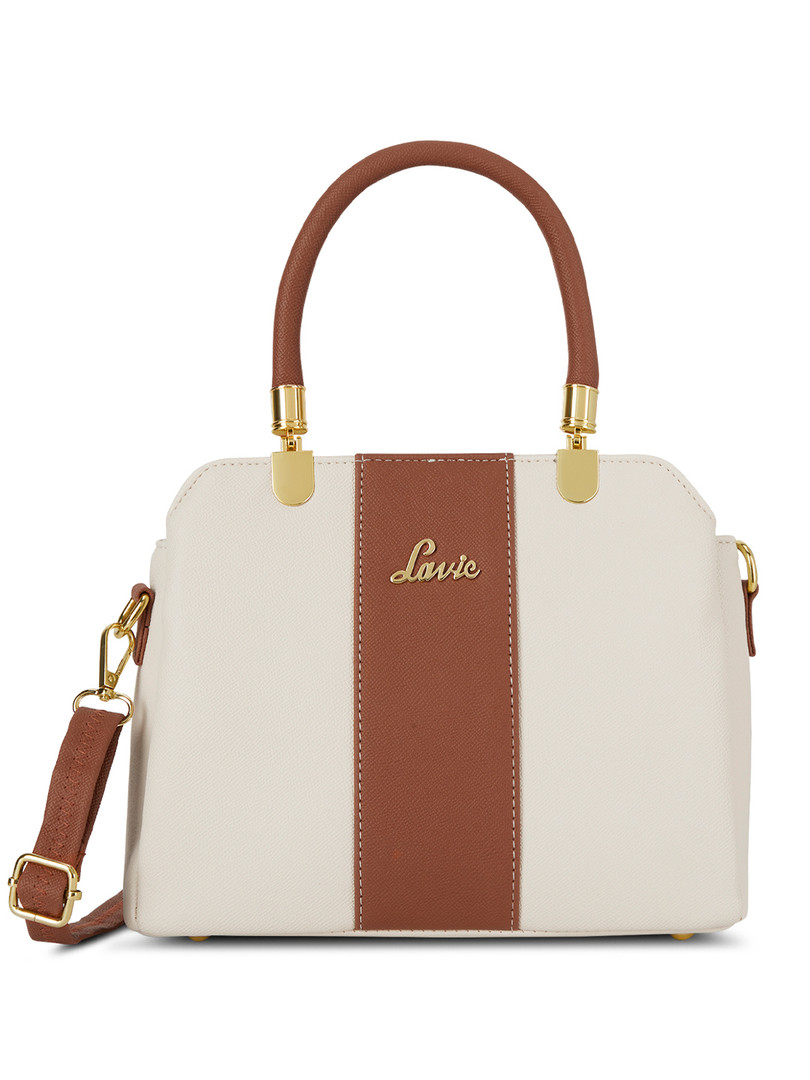 Lavie Colourblocked Structured Satchel