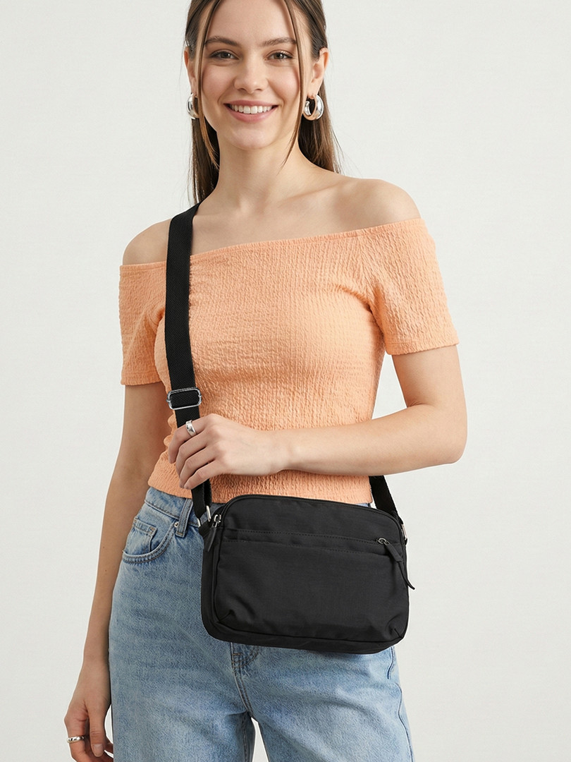 glitchez Solid Crossbody Sling Bag