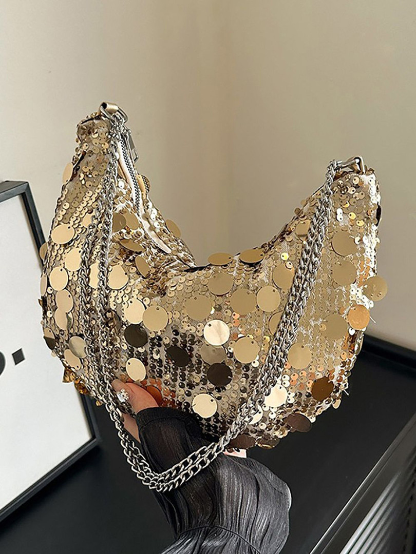Handbags StyleCast x Revolte Embellished PU Handheld Bag with Applique