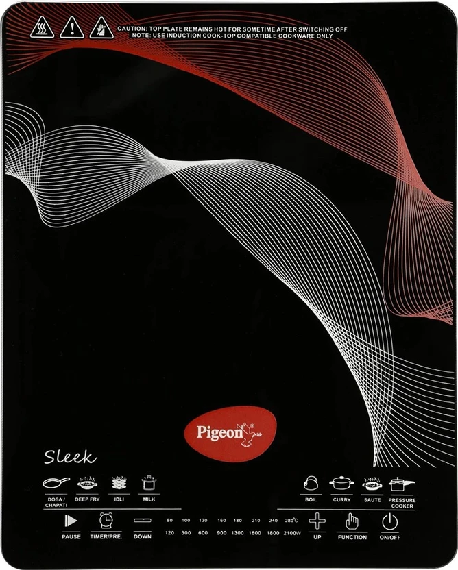 Pigeon 2100 W Induction Cooktop Touch Panel (Multicolor, RAPIDO S...more