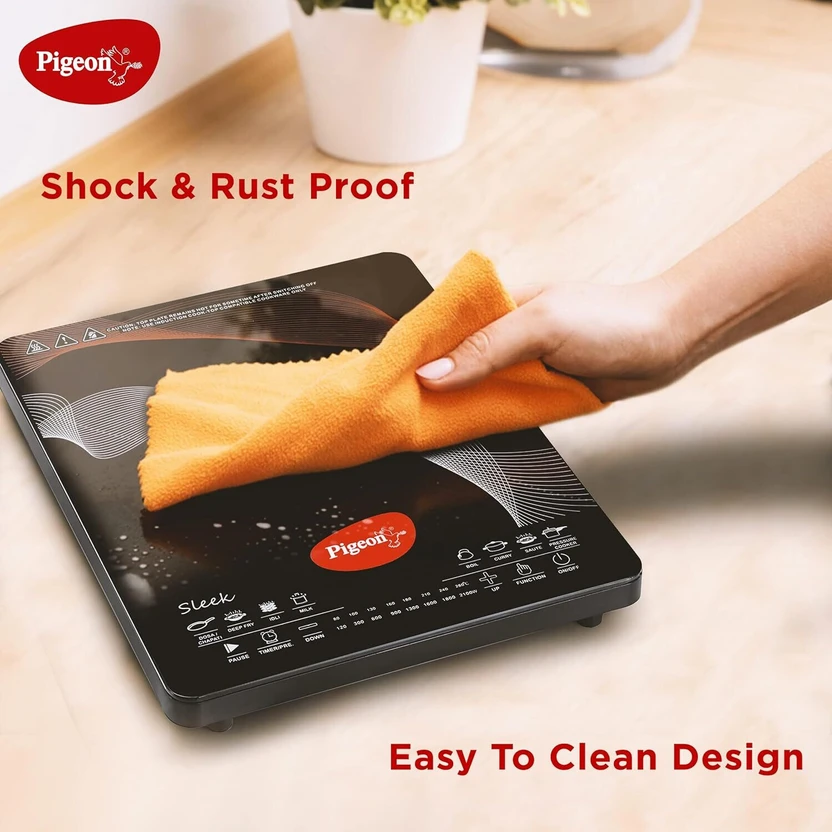 Pigeon 2100 W Induction Cooktop Touch Panel (Multicolor, RAPIDO S...more