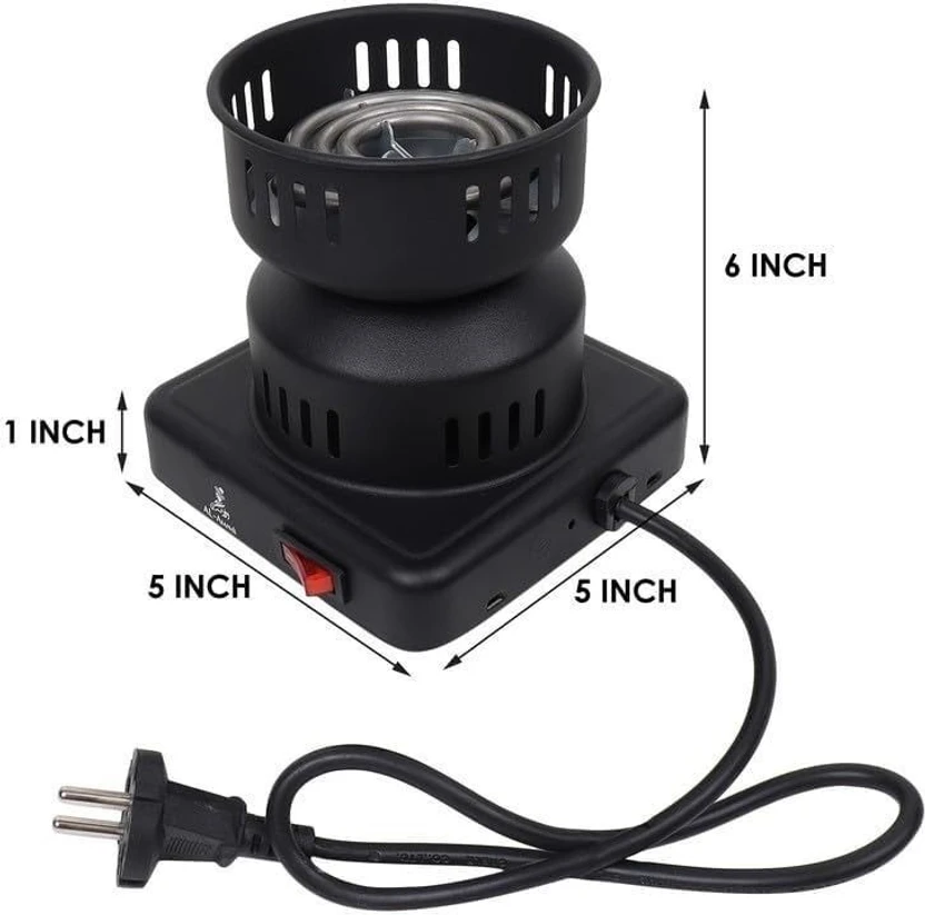 SILKENGIFT 1000 W Induction Cooktop Push Button (Black, Hookah Co...more