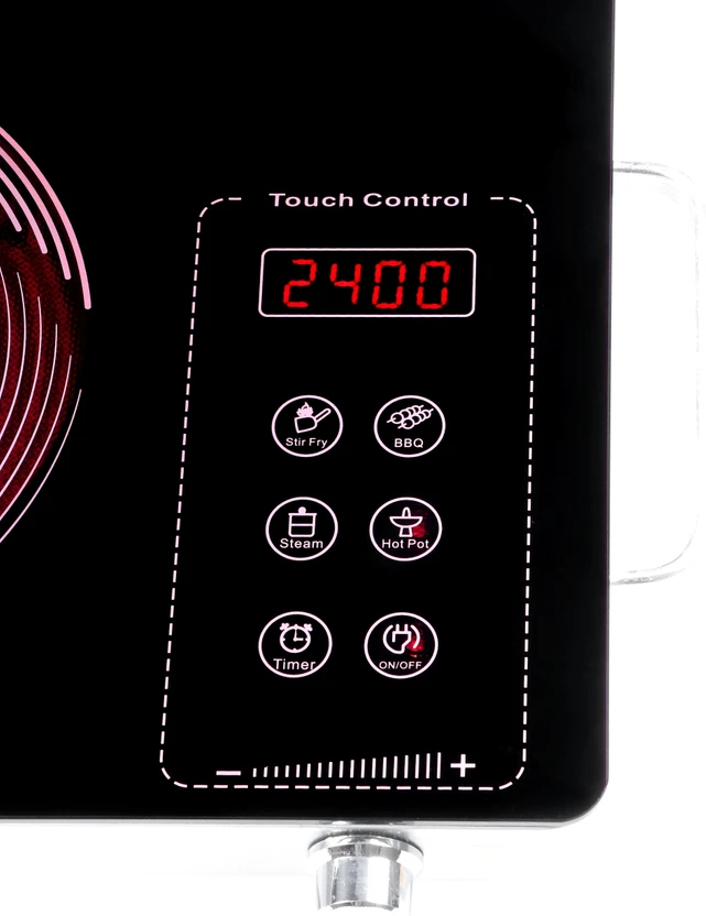 WeGREET 2400 W Induction Cooktop Touch Panel, Push Button, Jog Di...more