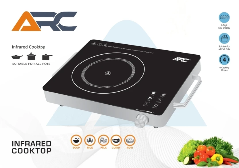 ARC 2000 W Induction Cooktop Touch Panel (Black, INDUCTIONTORRID2...more
