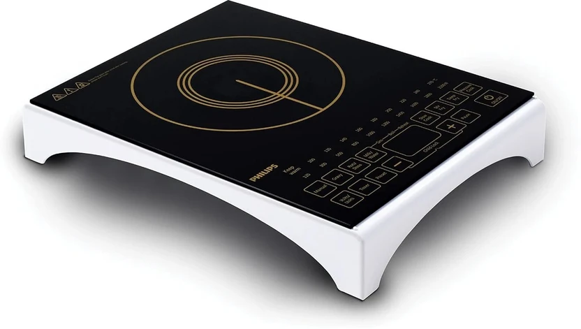PHILIPS 2100 W Induction Cooktop Touch Panel (Black, HD4938/01)
