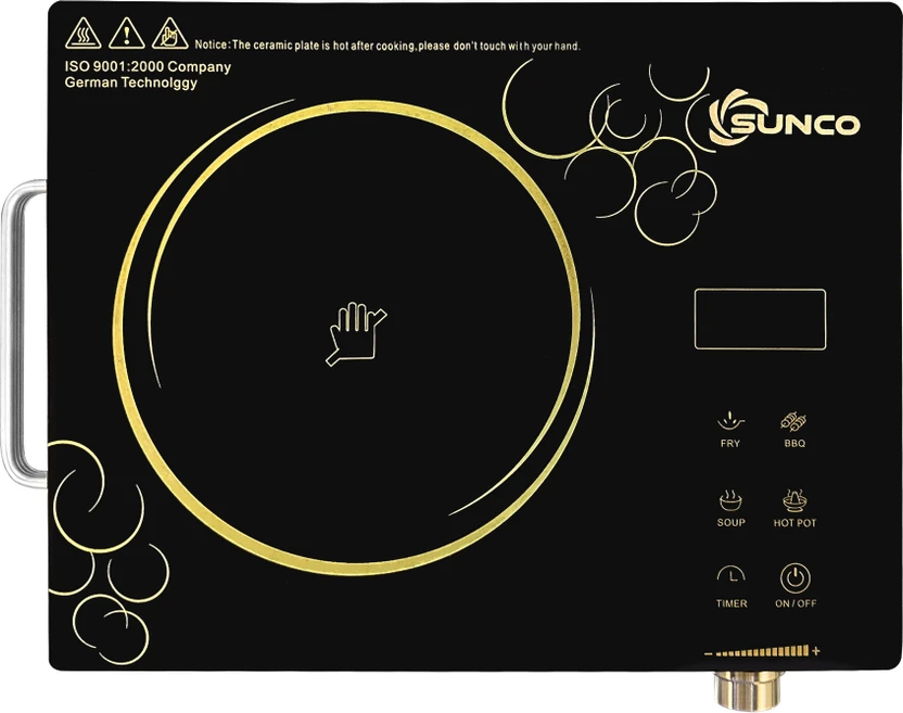 sunco 2200 W Induction Cooktop Touch Panel (Black, 101)