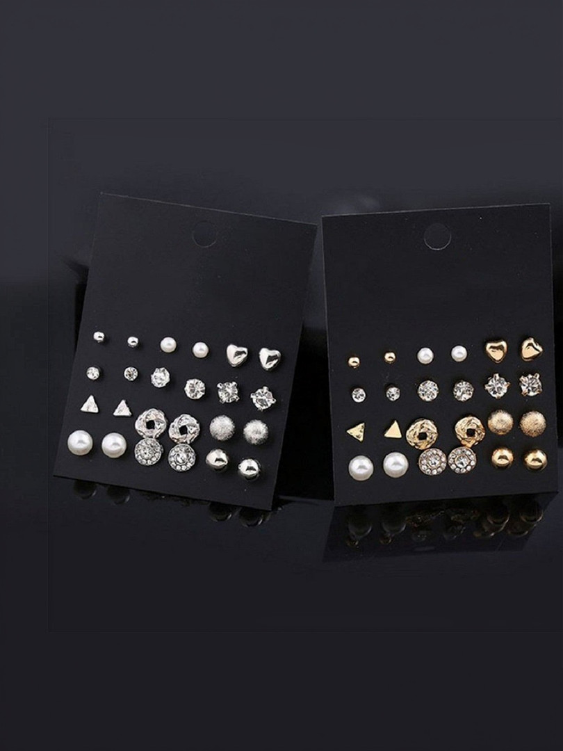 Vembley Geometric Studs Earrings