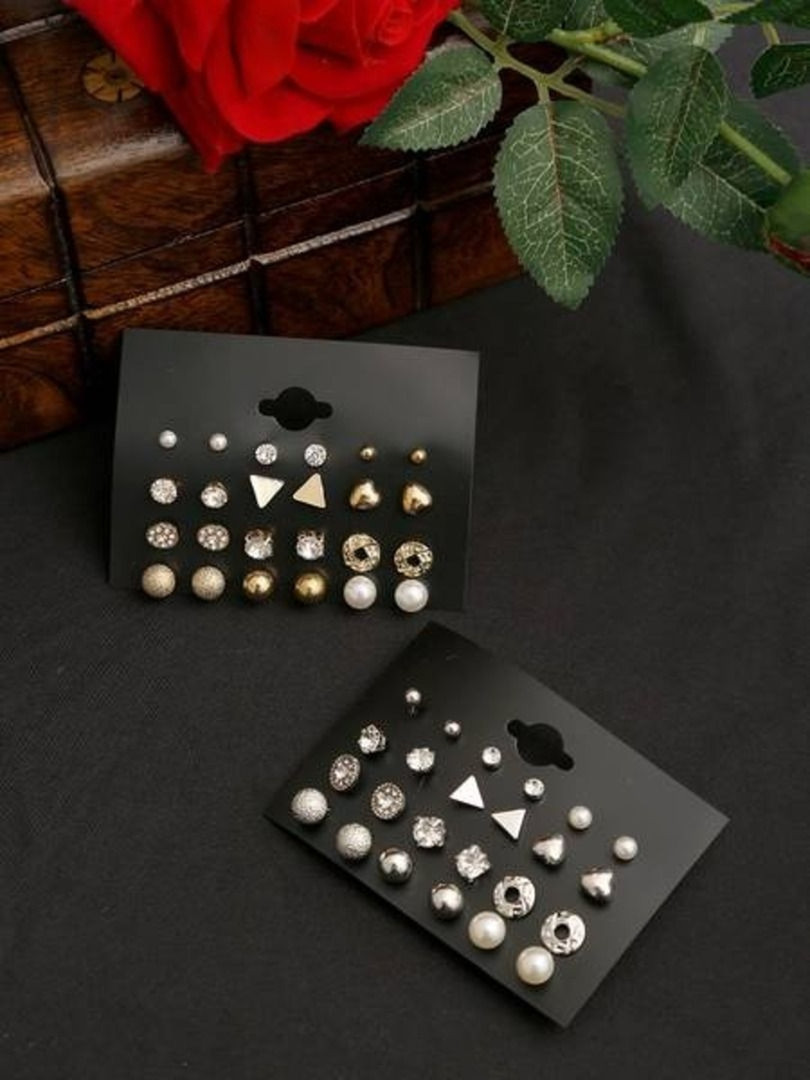Vembley Geometric Studs Earrings