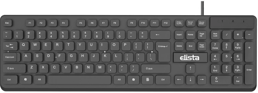 Elista ELS WK-710 Wired USB Standard Multi-device Keyboard Compat...more