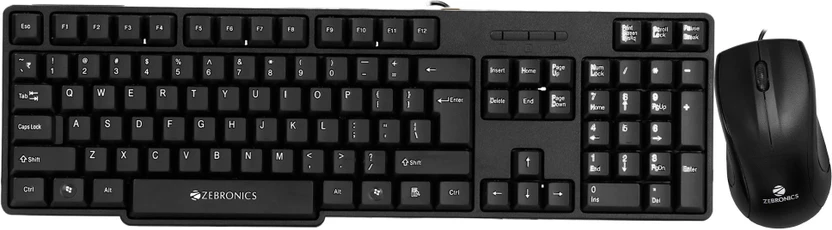 Keyboards ZEBRONICS Zeb-Judwaa 750 Combo Wired USB Standard Desktop Keyboar...more
