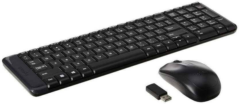 Logitech MK-220 Wireless Standard Desktop Keyboard Compatible wit...more