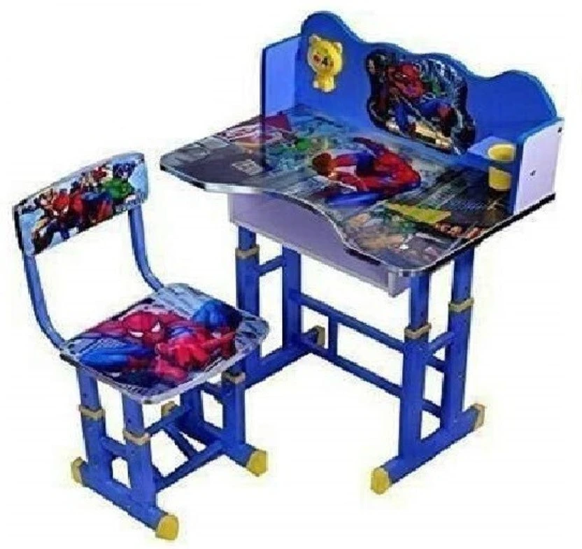 Bhella Kids study Table & Chair with Adjustable Height Engineered...more