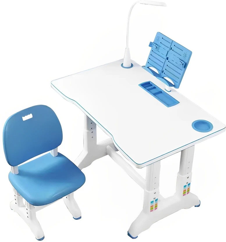 SYGA Plastic Study Table (Finish Color - Blue, DIY(Do-It-Yourself...more