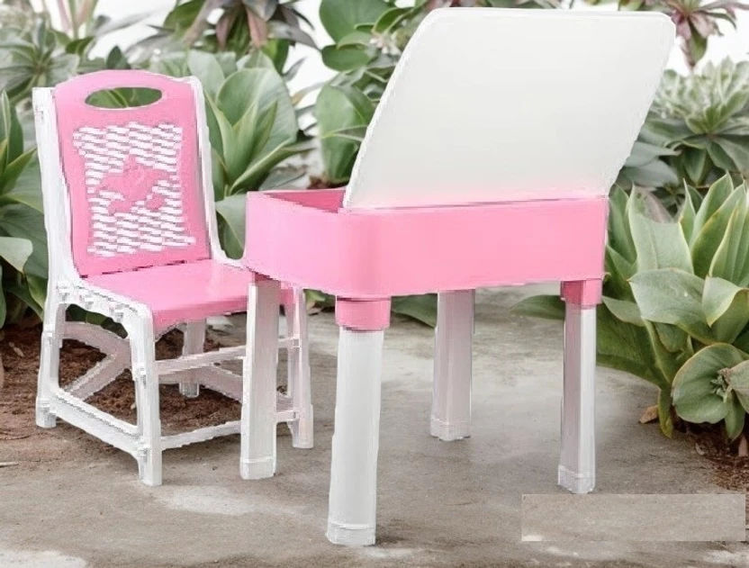 RISEM INTERNATIONAL study table_pink Plastic Study Table (Finish ...more