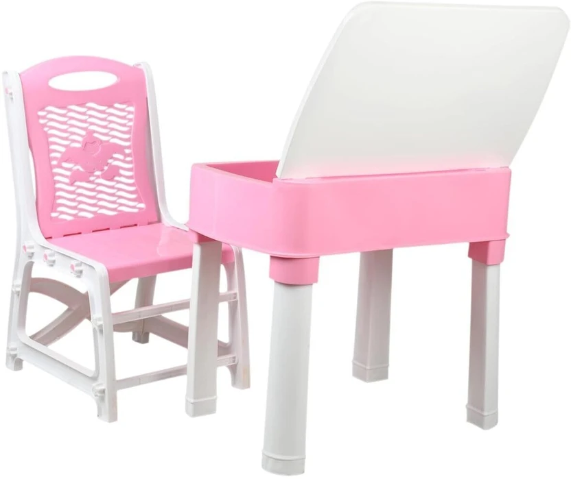 RISEM INTERNATIONAL study table_pink Plastic Study Table (Finish ...more