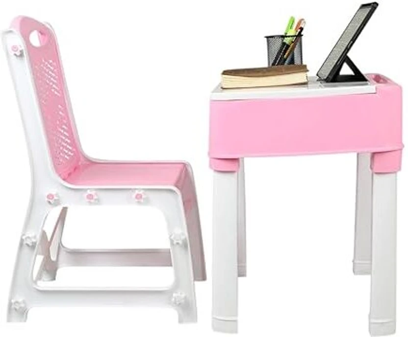 SUMOWARE Kids Functional Desk, Children Chair and Study Table Wit...more