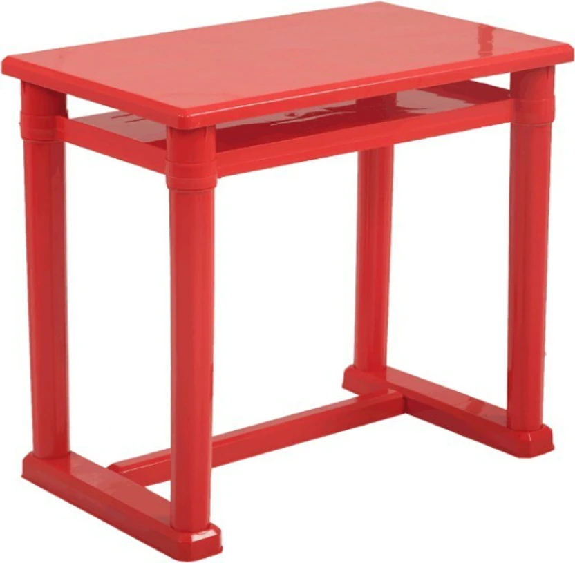Supreme Stylish Study Table , Red Plastic Study Table (Finish Col...more