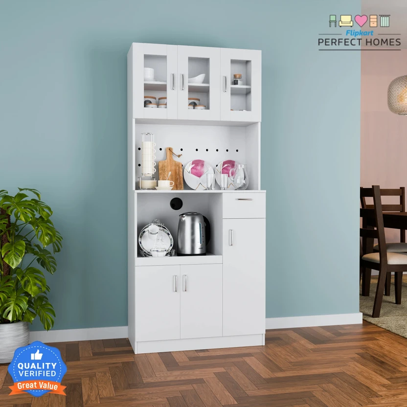 Flipkart Perfect Homes Haven Engineered Wood Kitchen Cabinet (Fin...more