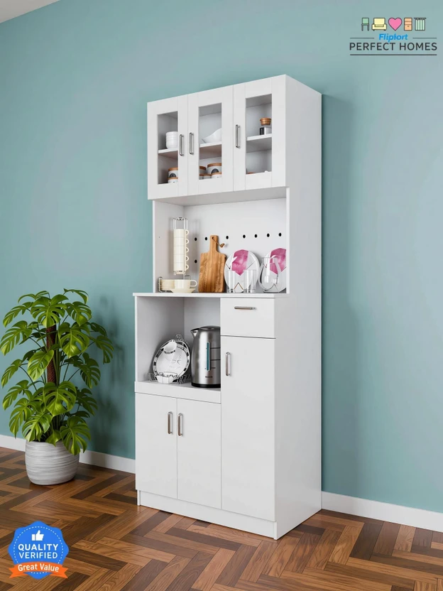 Flipkart Perfect Homes Haven Engineered Wood Kitchen Cabinet (Fin...more
