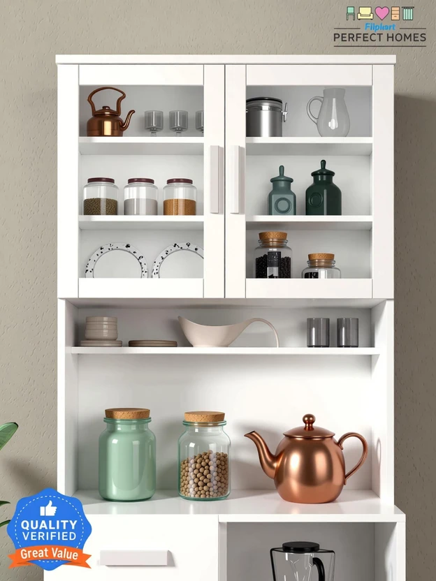 Flipkart Perfect Homes Ramsey Engineered Wood Kitchen Cabinet (Fi...more