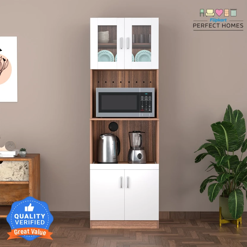 Kitchen Cabinets Flipkart Perfect Homes Haven Engineered Wood Kitchen Cabinet (Fin...more